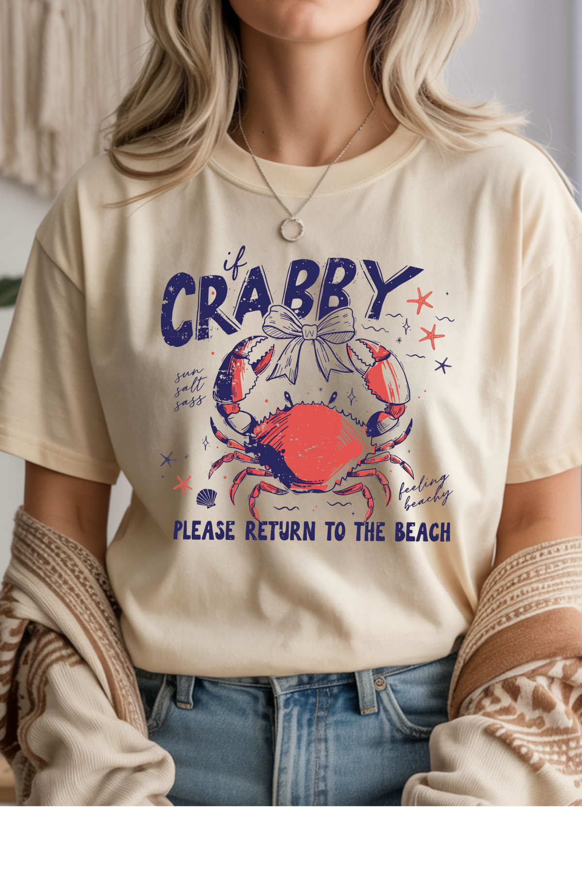 Wholesale Royal Queen - Crabby #3 - Natural Gildan Tee