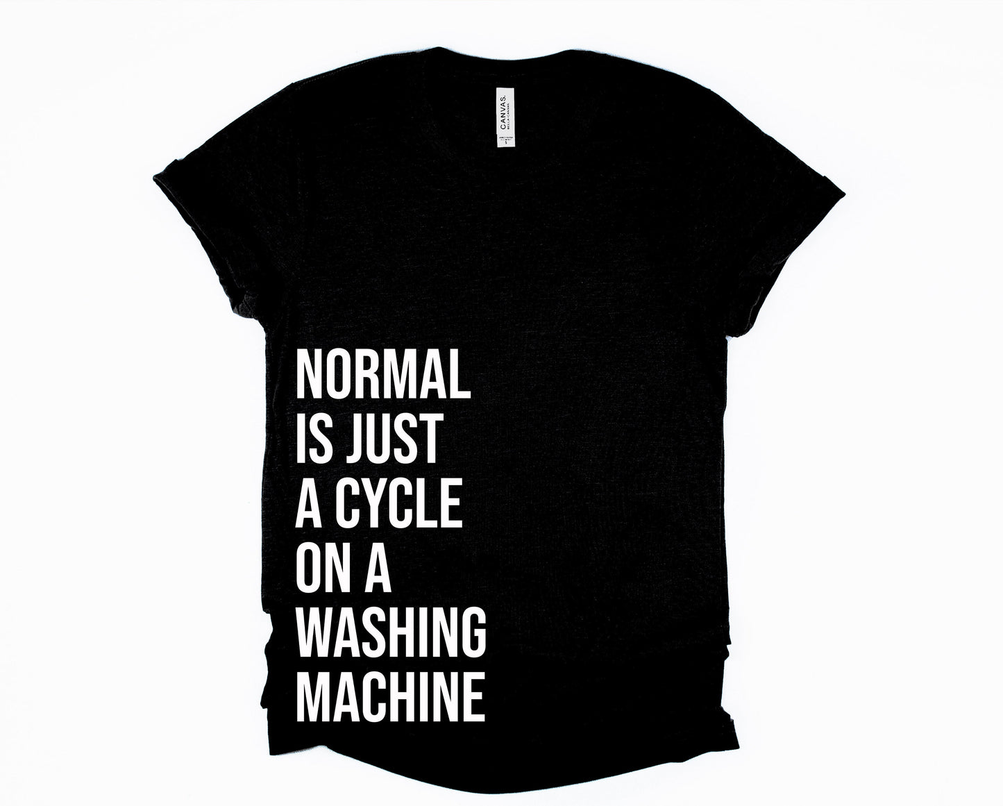 Wholesale Normal Graphic Tee - Black