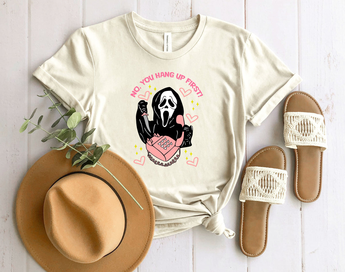 Wholesale No, You hang up first Graphic Tee - Sand