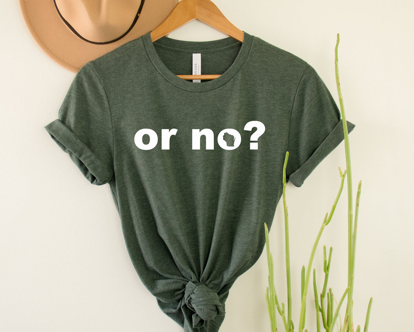 Wholesale Or No? Graphic Tee - Heather Clay