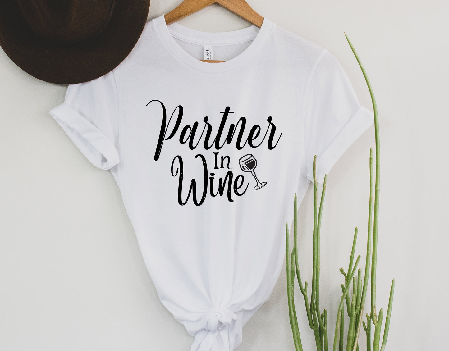 Wholesale Partner in Wine Graphic Tee - Mint