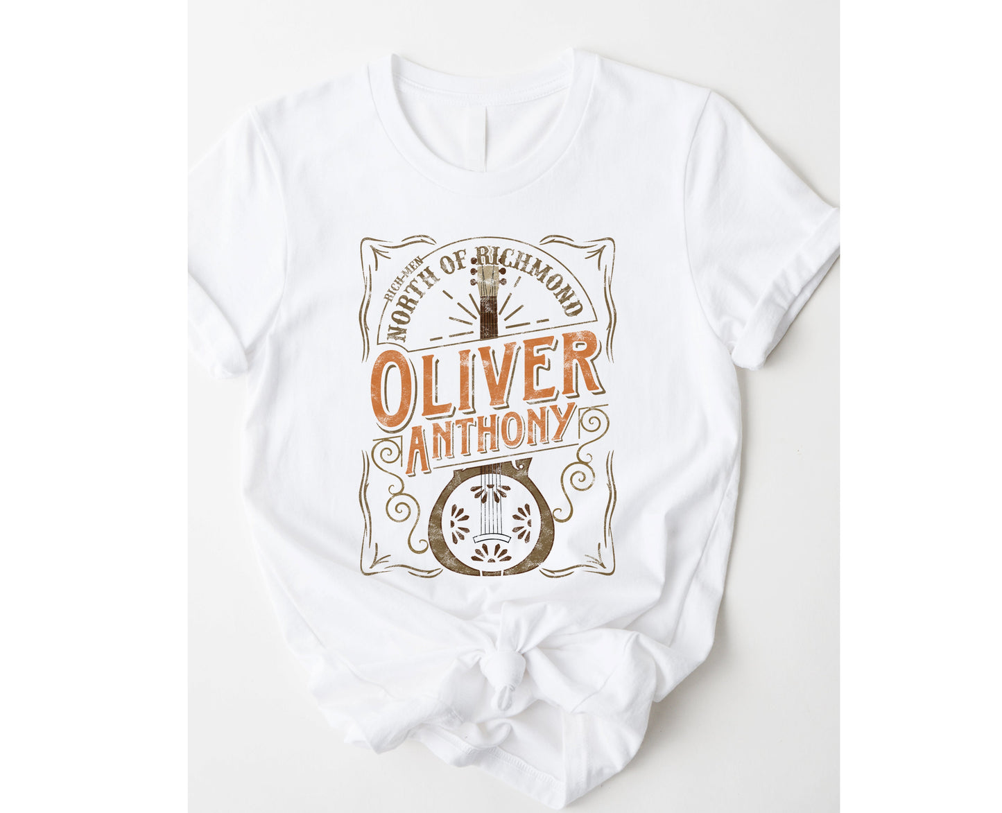 Wholesale Rich Men Graphic Tee - Tan