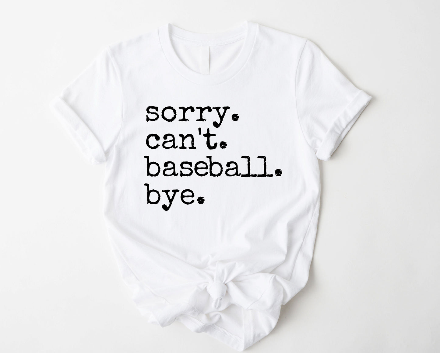 Sorry. Can't. Baseball. Bye.