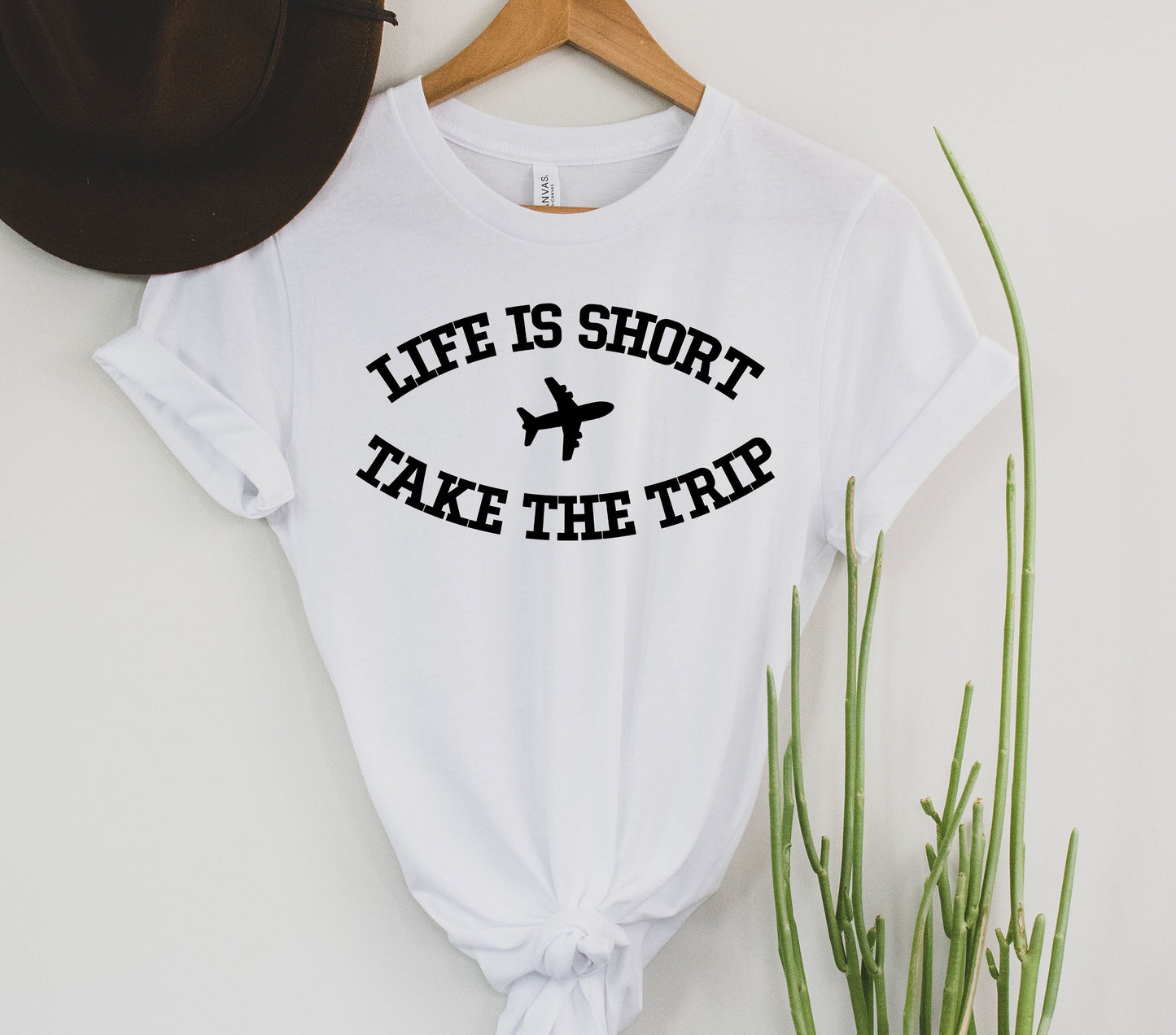 Wholesale Take the Trip Graphic Tee - White