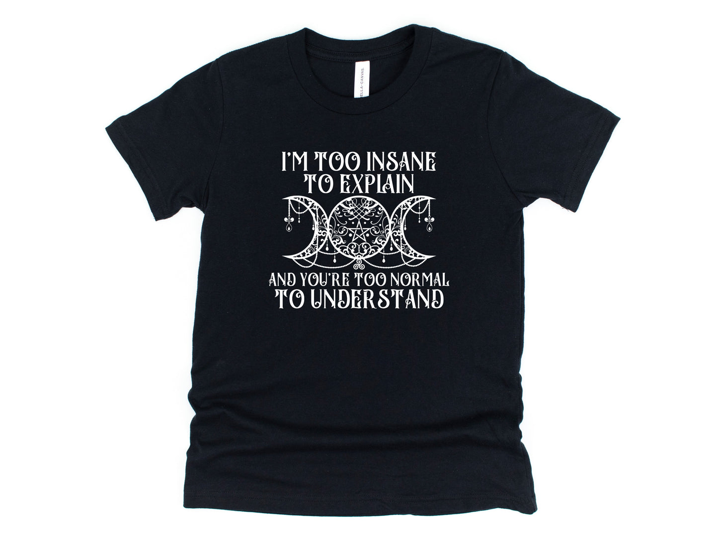 Wholesale Too Insane Graphic Tee - Black