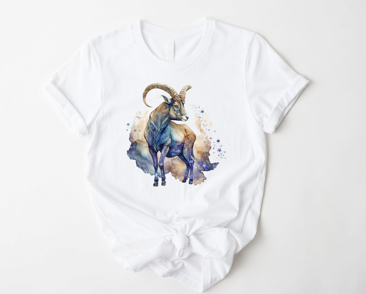 Watercolor Capricorn