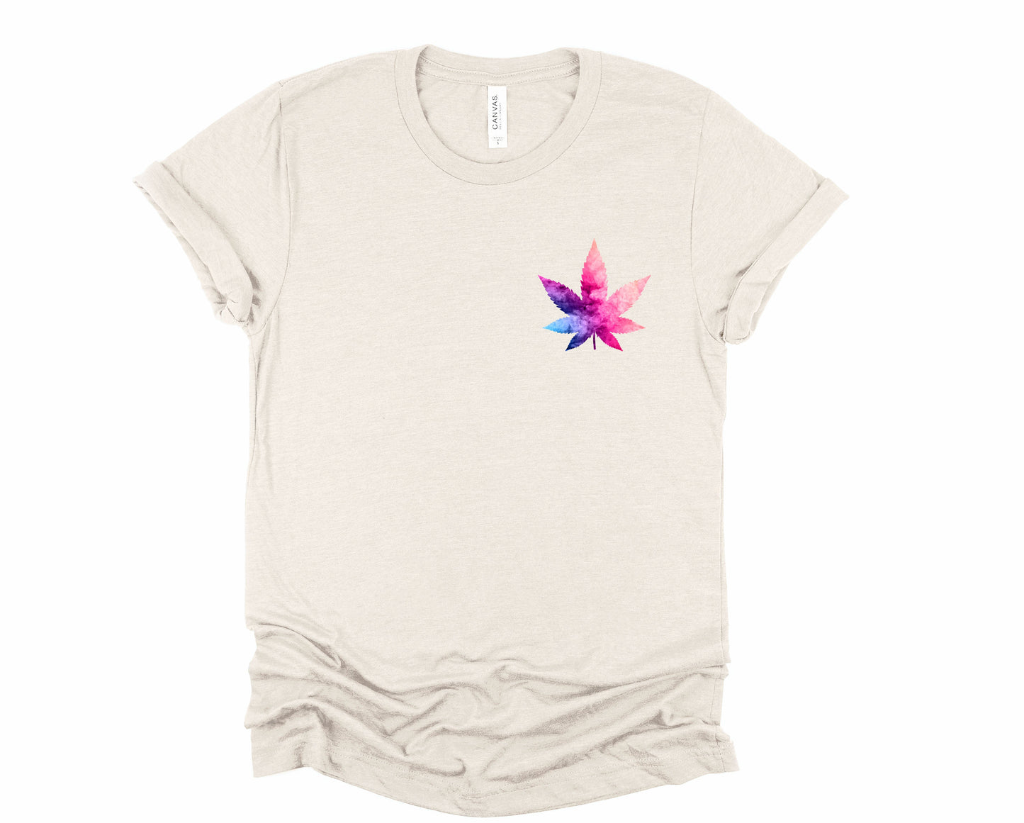 Watercolor Leaf Pocket Print