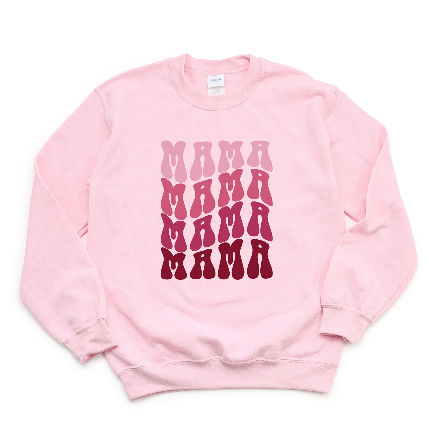 Wholesale Pink Mama Graphic Tee - Pink Sweatshirt