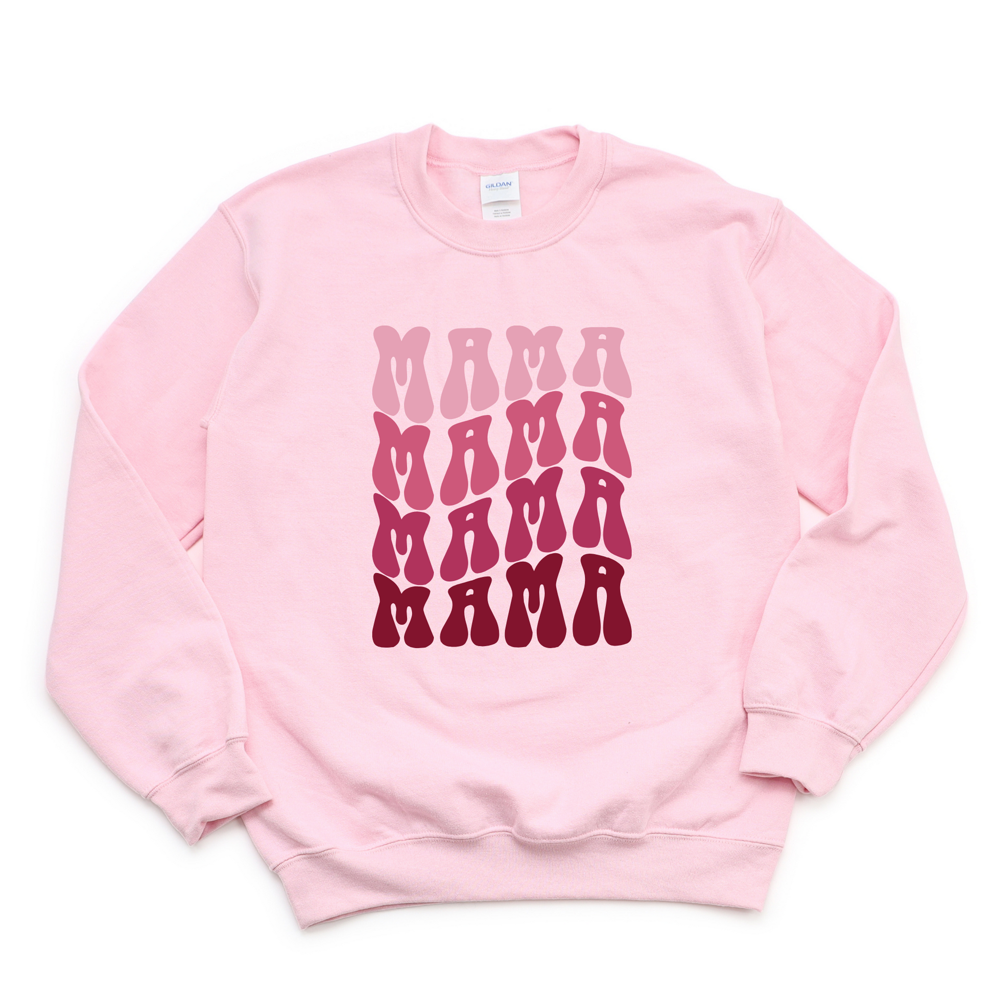 Wholesale Pink Mama Graphic Tee - Pink Sweatshirt