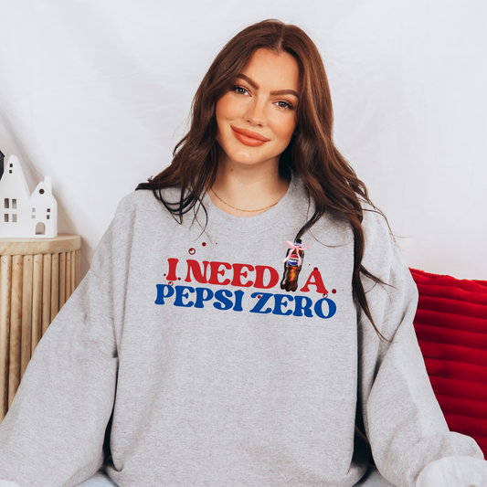 Wholesale I need a Pepsi Zero - Grey Sweatshirt