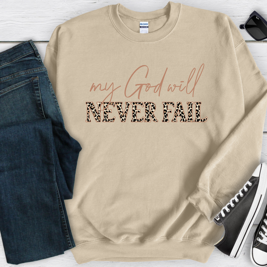 My God will never fail