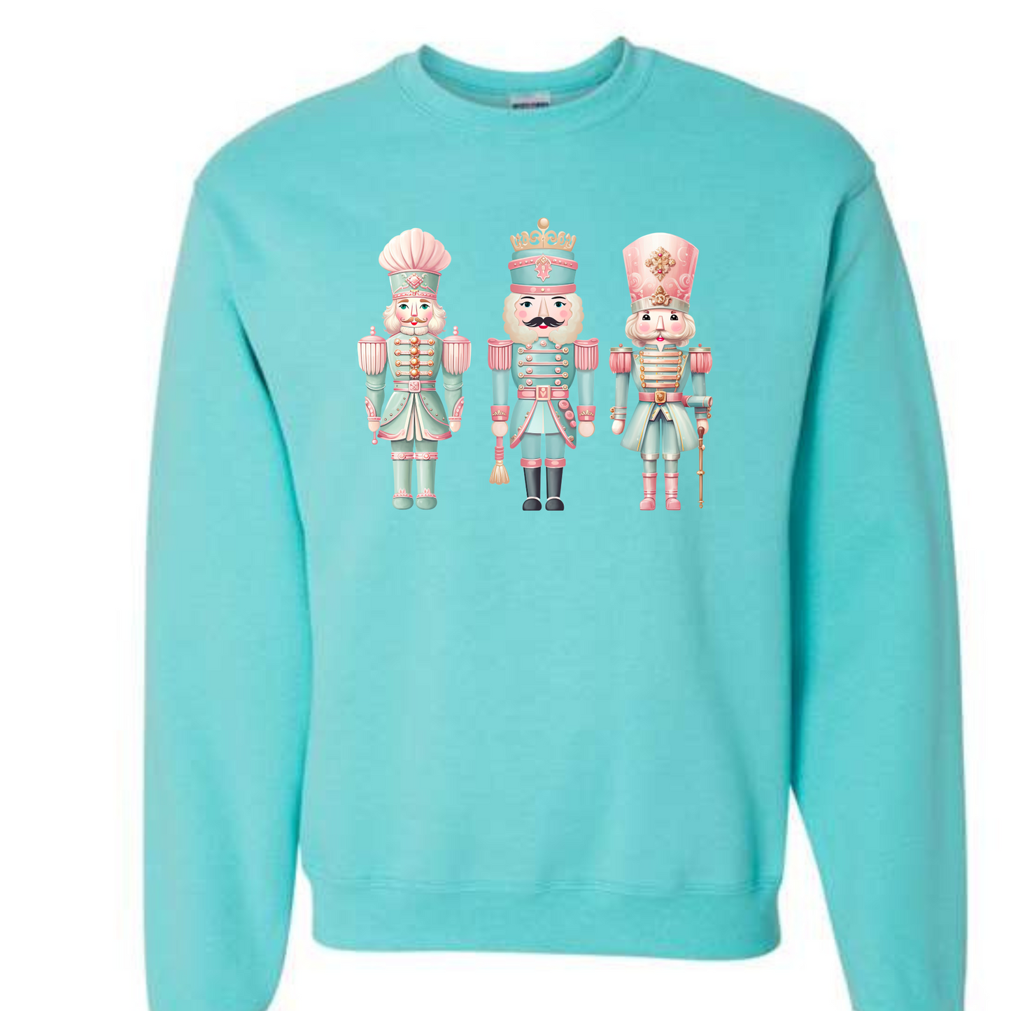 Wholesale Pastel Nutcracker - White Sweatshirt