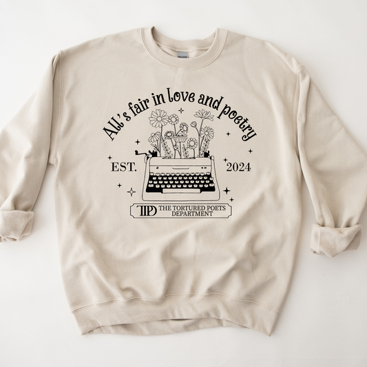 All's fair in love and poetry
