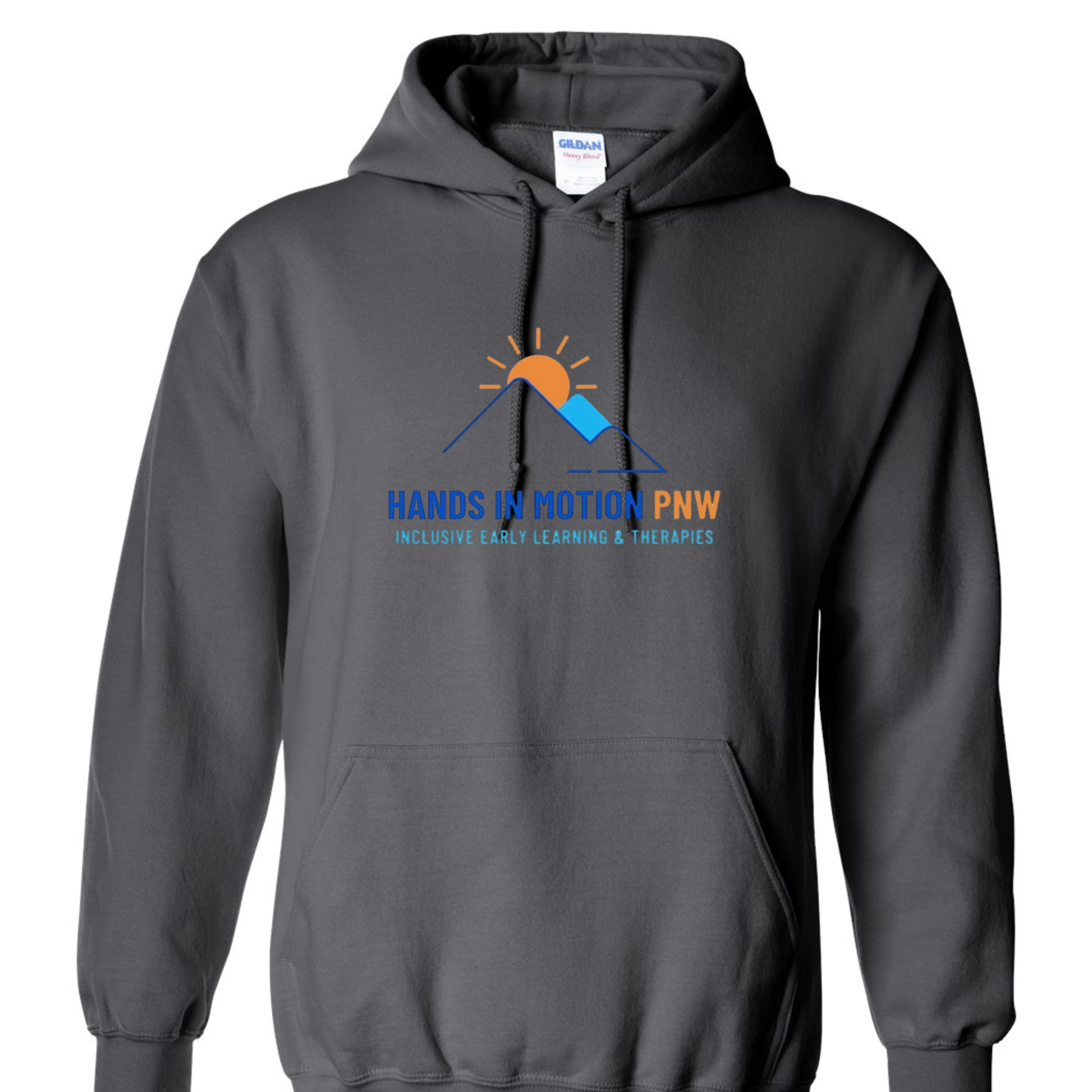 Wholesale Hands In Motion Hoodie - Charcoal Hoodie