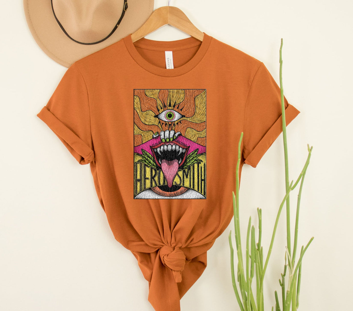 Wholesale Sweet Emotions Graphic Tee - Orange