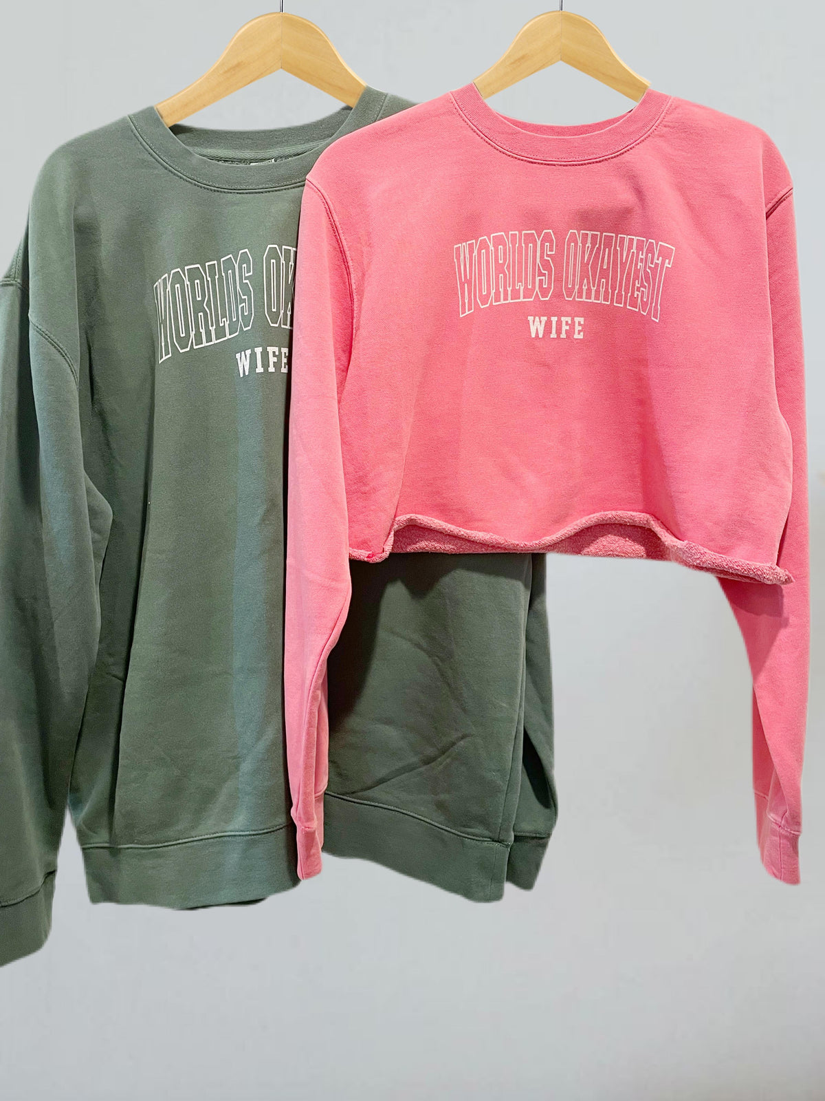 Wholesale Worlds Okayest Mom/Wife Graphic Tee - Alpine MOM