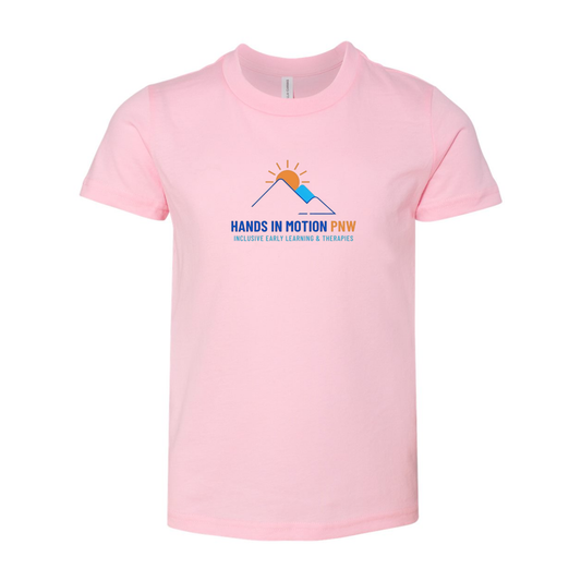 Wholesale Hands In Motion YOUTH Graphic Tee - Pink Tee