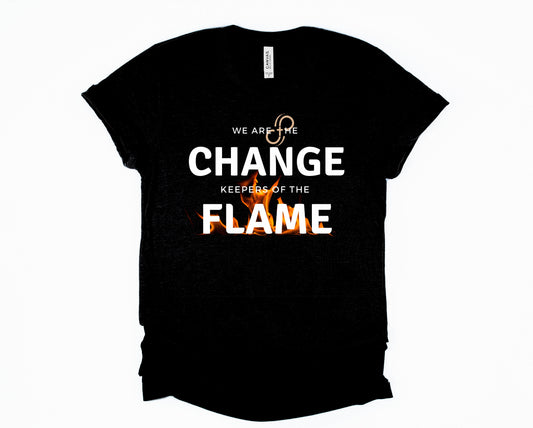 Wholesale We are the Change Graphic Tee - Black