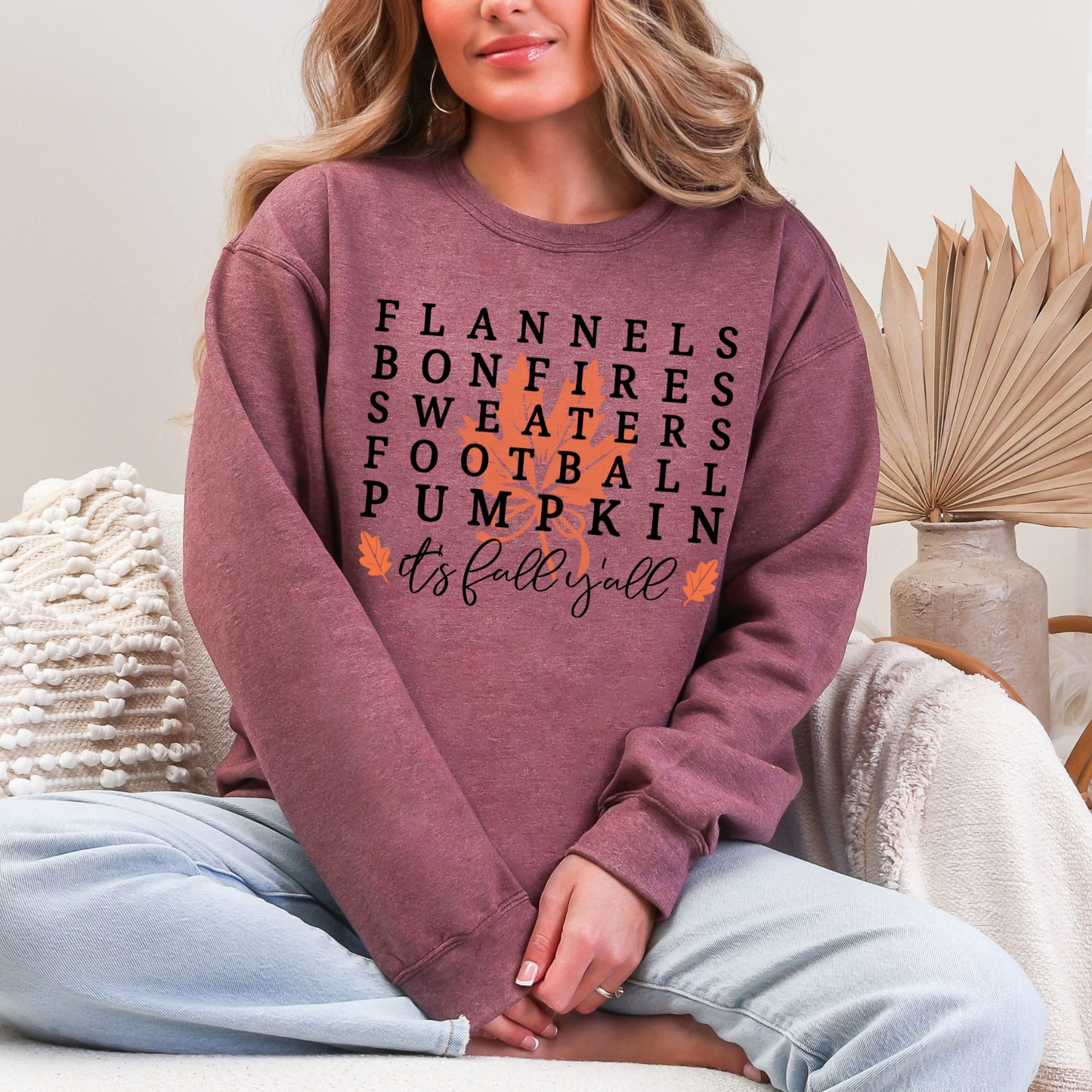 It's Fall Yall Leaves Sweatshirt