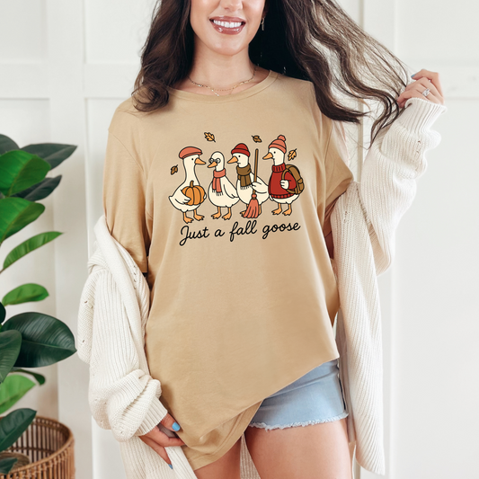 Just a Fall Goose Graphic Tee