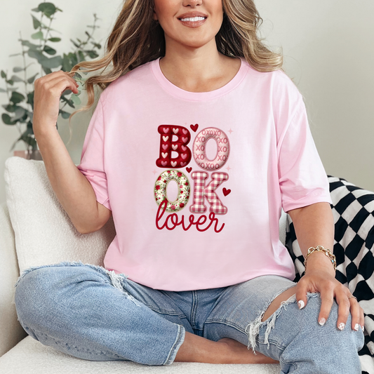 Valentine Book Lover Graphic Tee