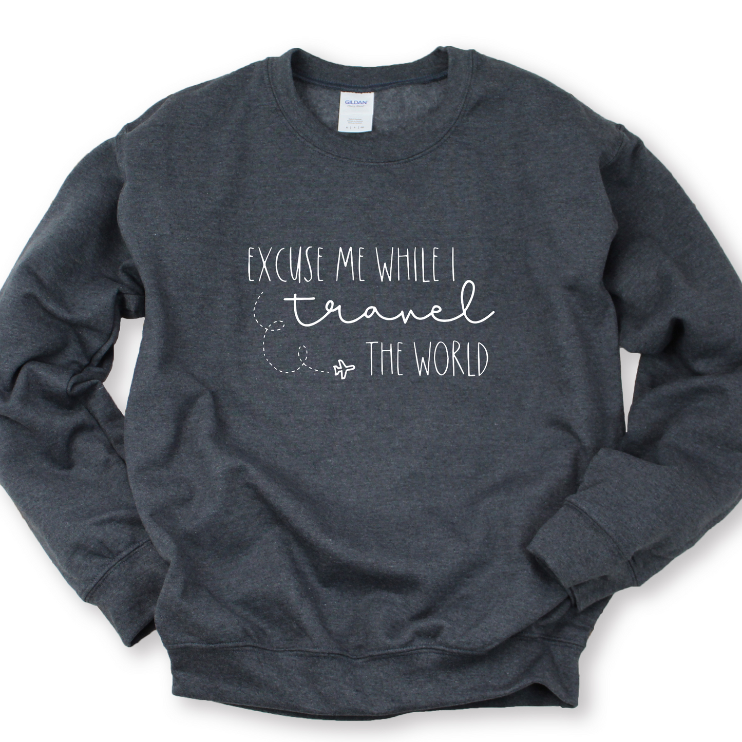 Wholesale Excuse me - Navy Sweatshirt