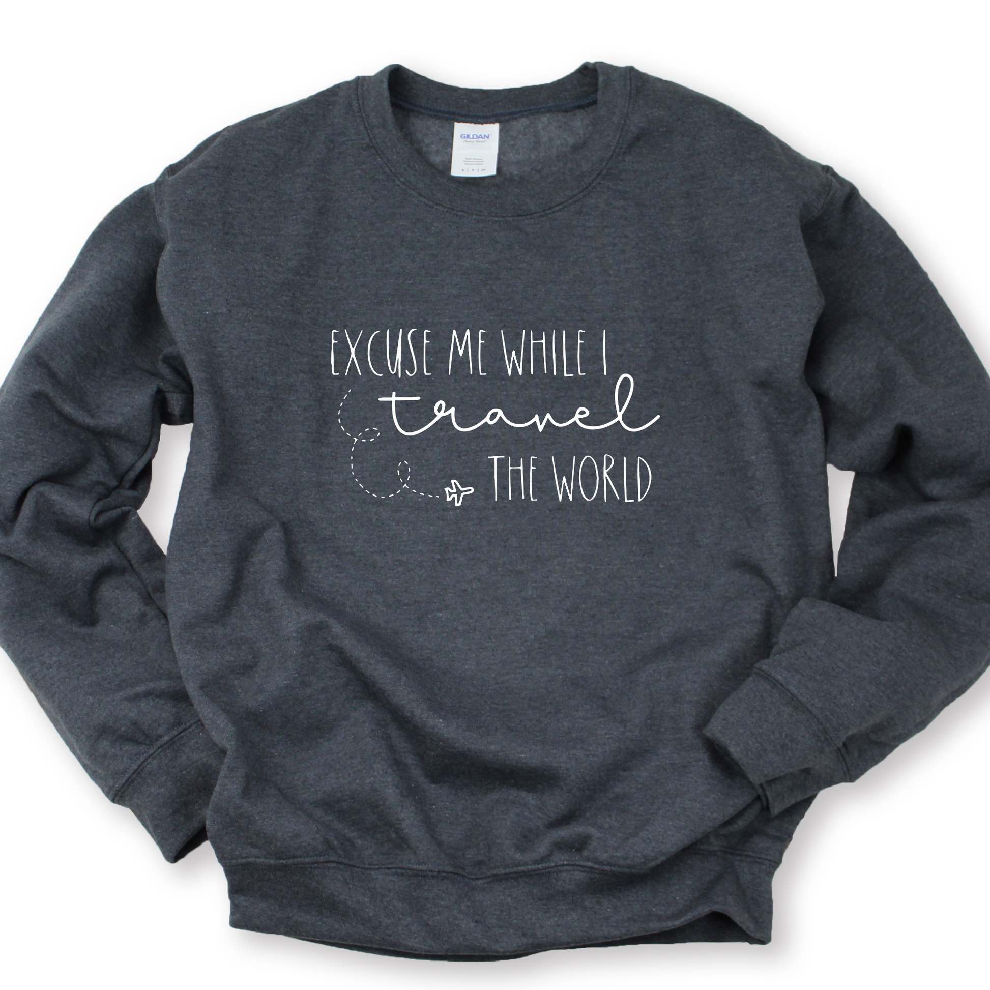 Wholesale Excuse me - Navy Sweatshirt
