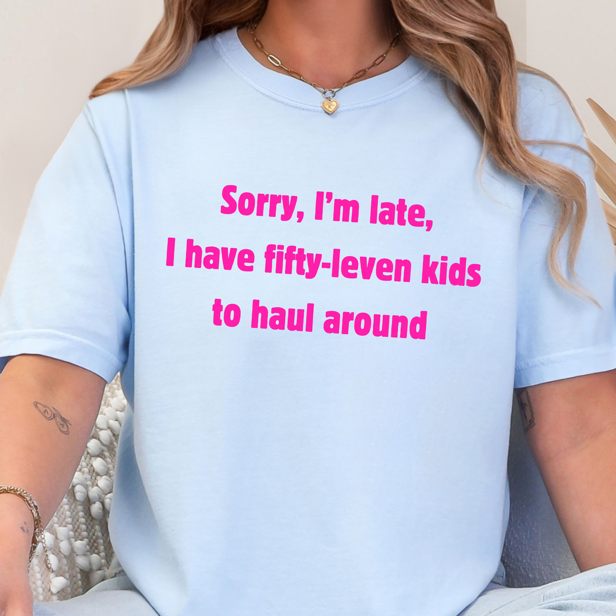 Wholesale Fifty-leven Kids to Haul Graphic Tee - Hydrangea
