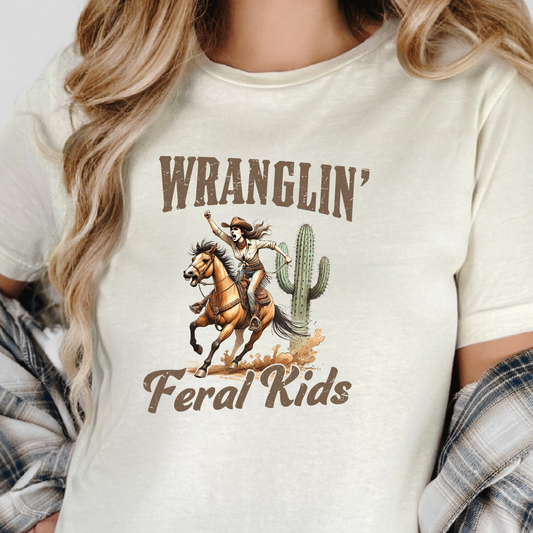 Wranglin Feral Kids Graphic Tee