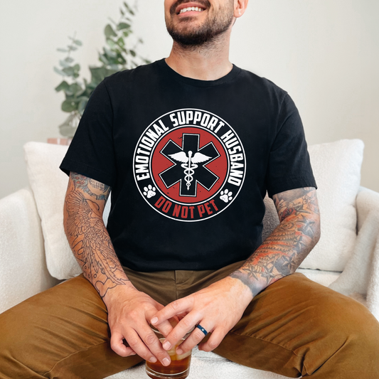 Emotional Support Husband Graphic Tee