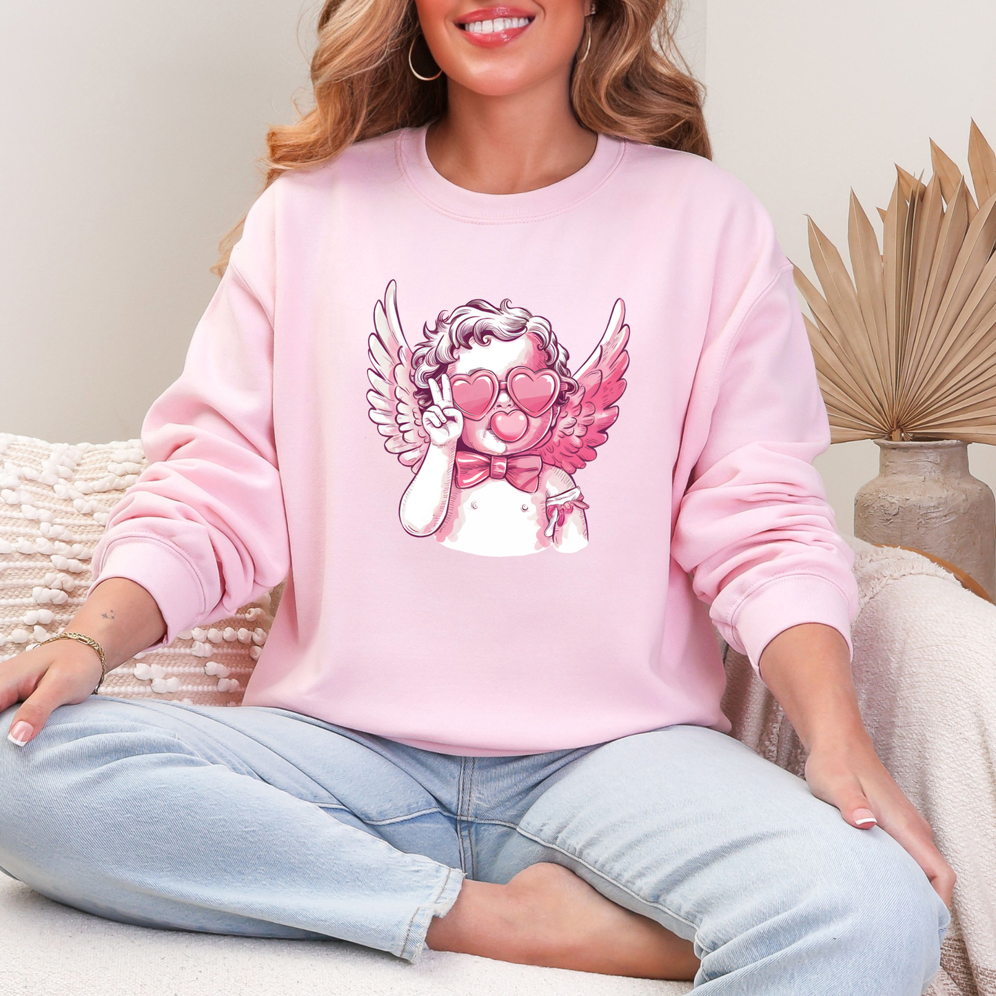 Cupid with Sunglasses Sweatshirt