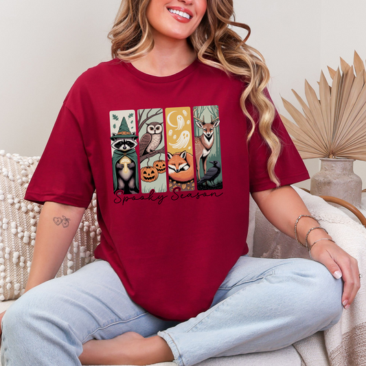 Spooky Season Animals Graphic Tee