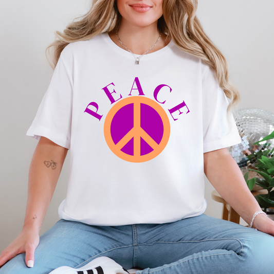 Peace Symbol Graphic Tee