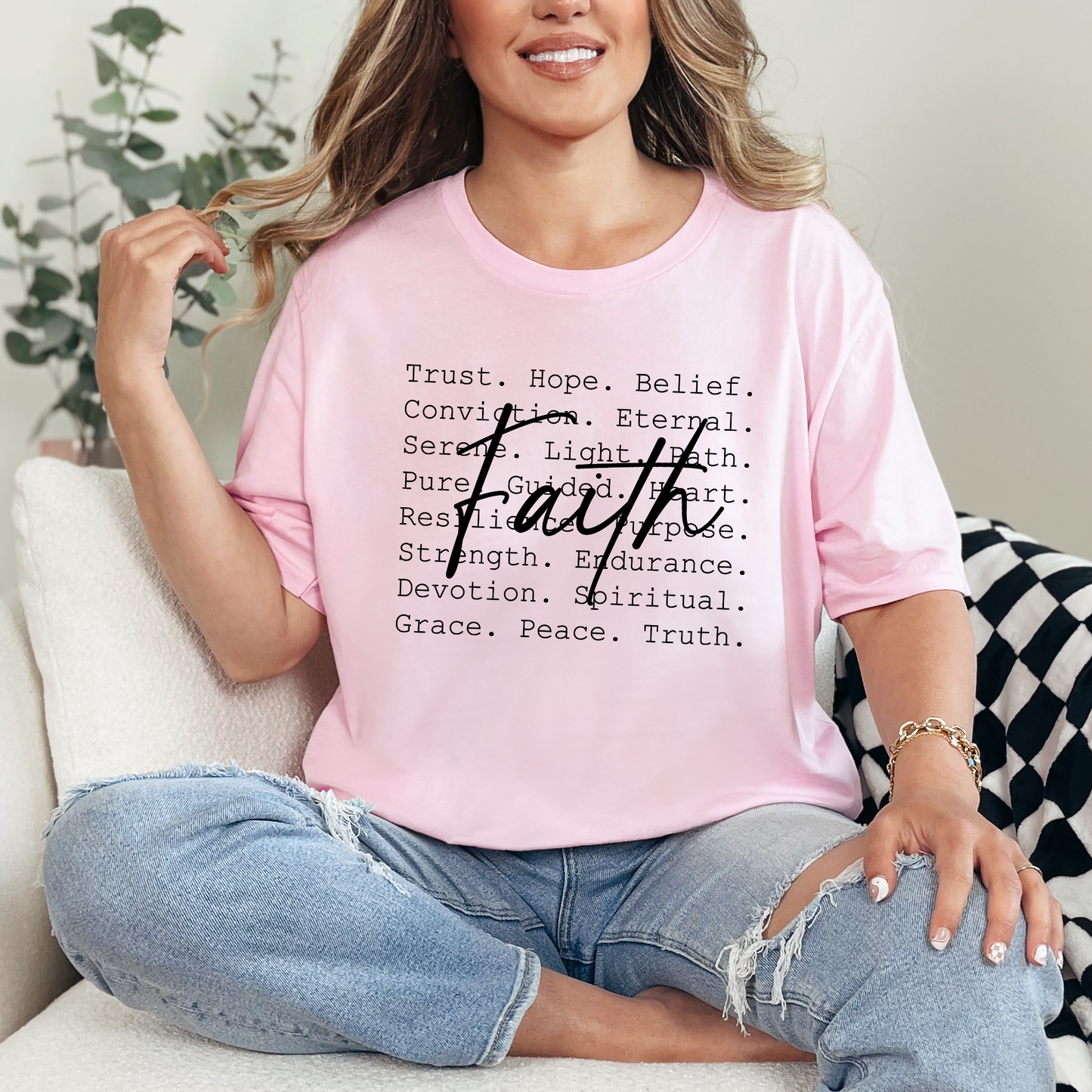 Faith Words Graphic Tee