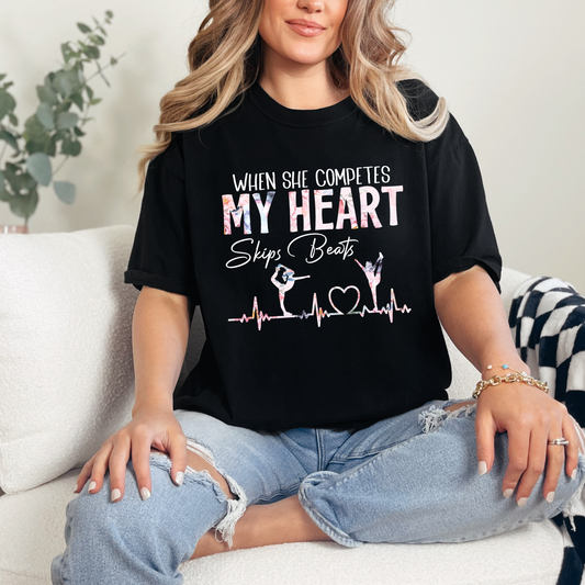 Compete My Heart Skips Graphic Tee