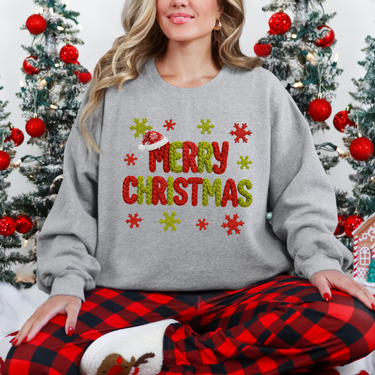 Yarn Merry Christmas Sweatshirt