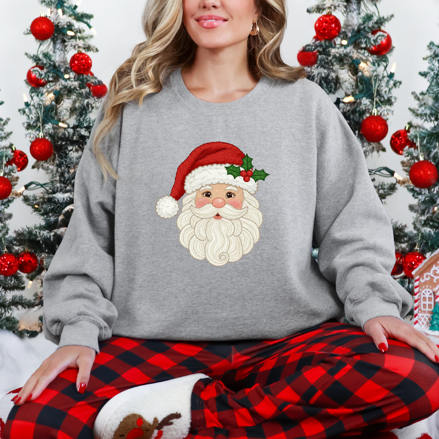 Yarn Santa Sweatshirt