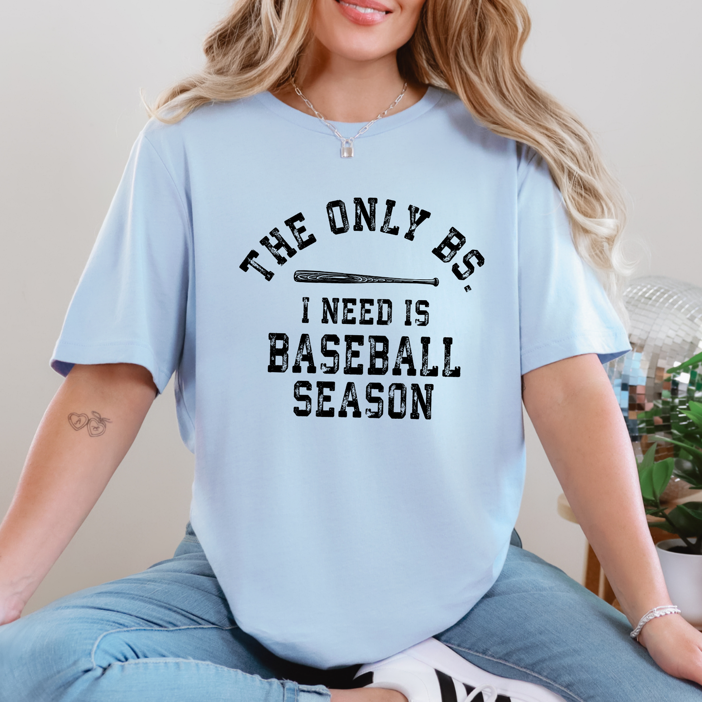 BS Baseball Season Graphic Tee