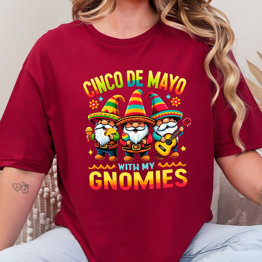 Cinco De Mayo Gnomies Graphic Tee