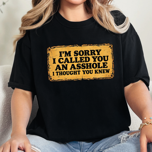 Wholesale I Thought You Knew Graphic Tee - Black