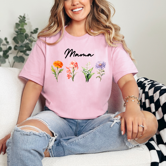 Custom Birth month flowers