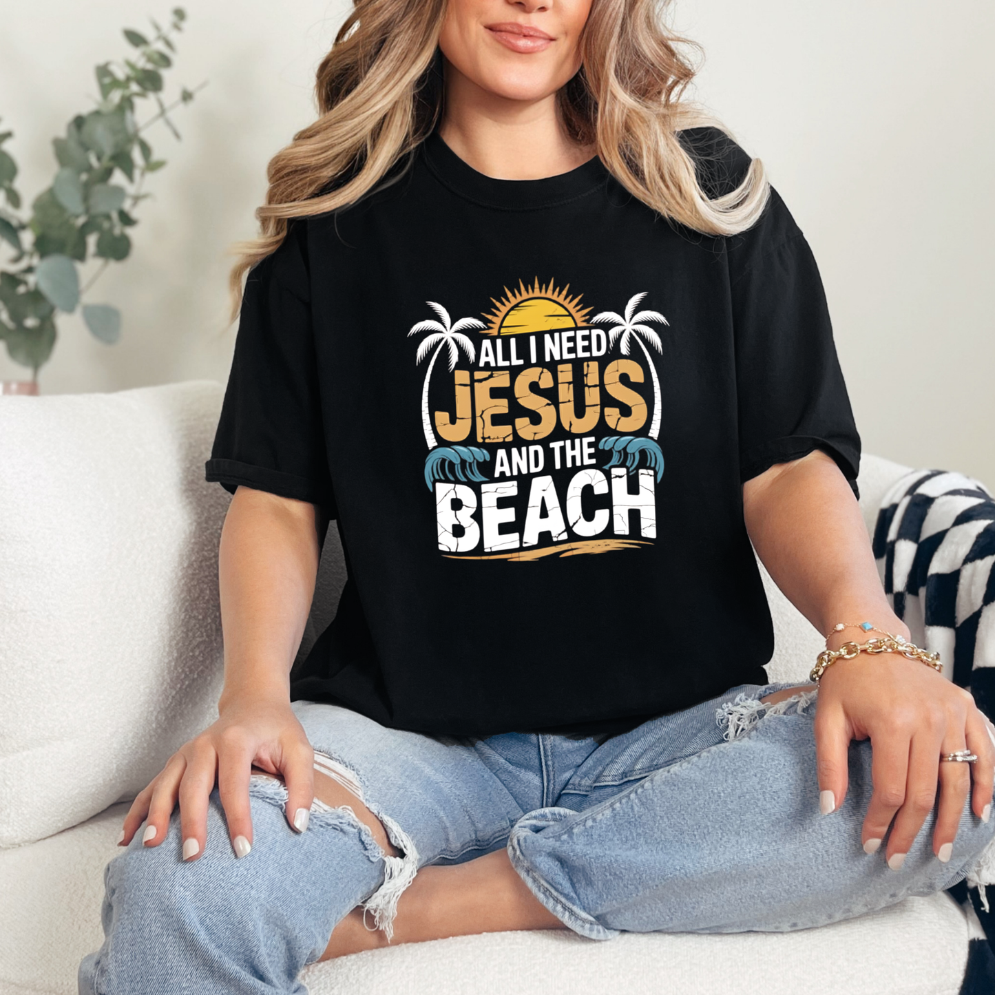Jesus and the Beach Graphic Tee