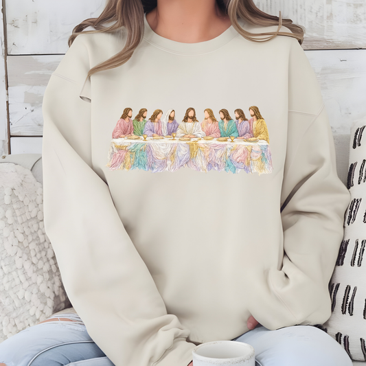 Christian Last Supper Sweatshirt