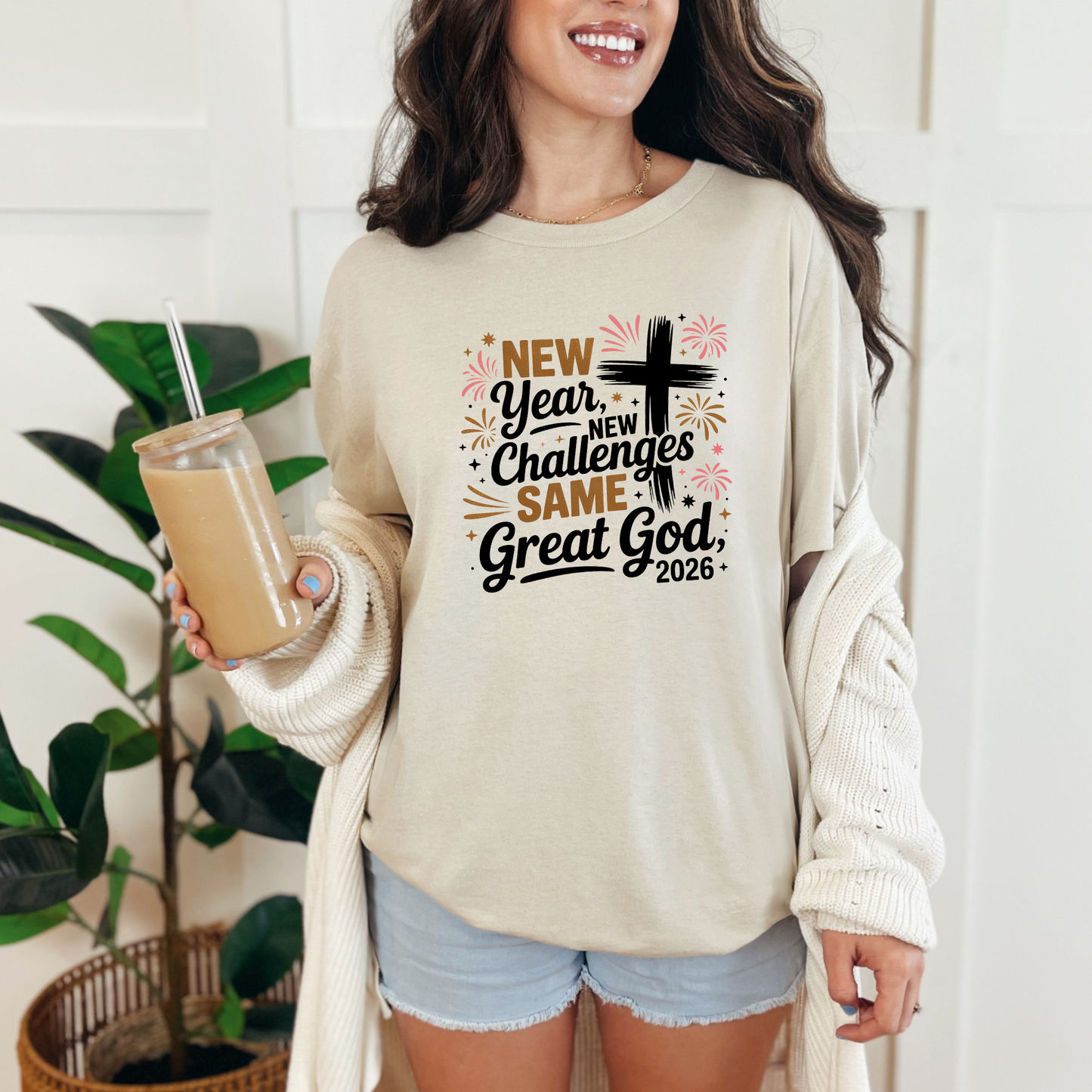 New Year Same Great God Graphic Tee