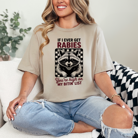 Raccoon Rabies Graphic Tee