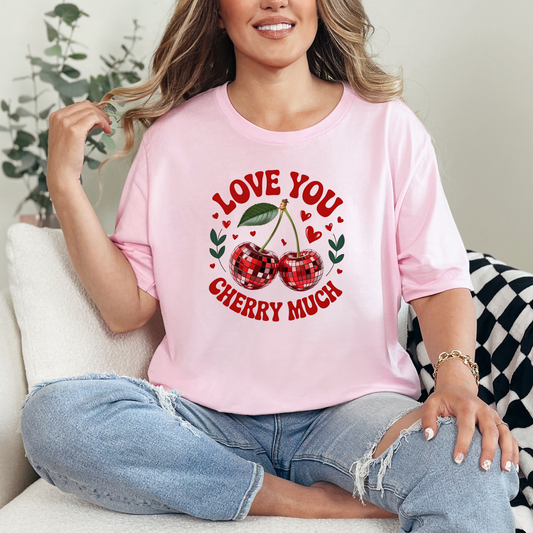 Love You Cherry Much Graphic Tee