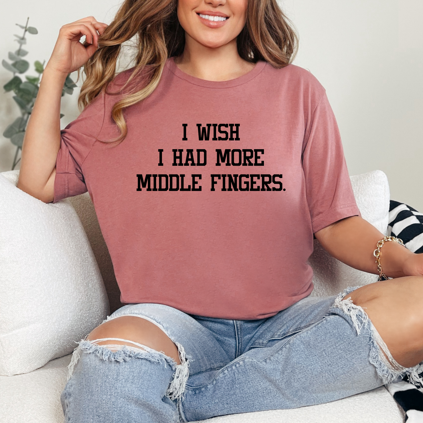 More Middle Fingers Graphic Tee