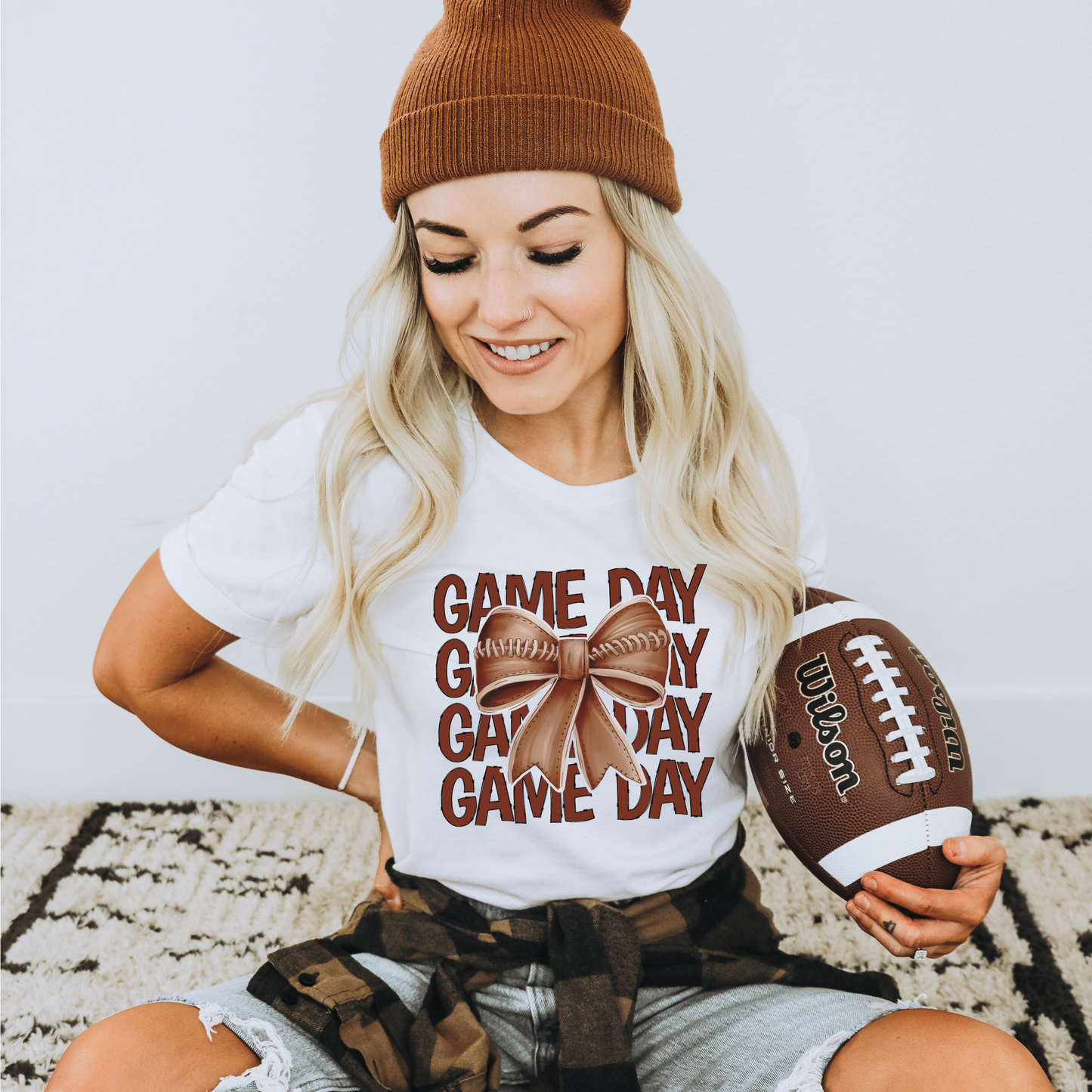 Football Game Day Bow