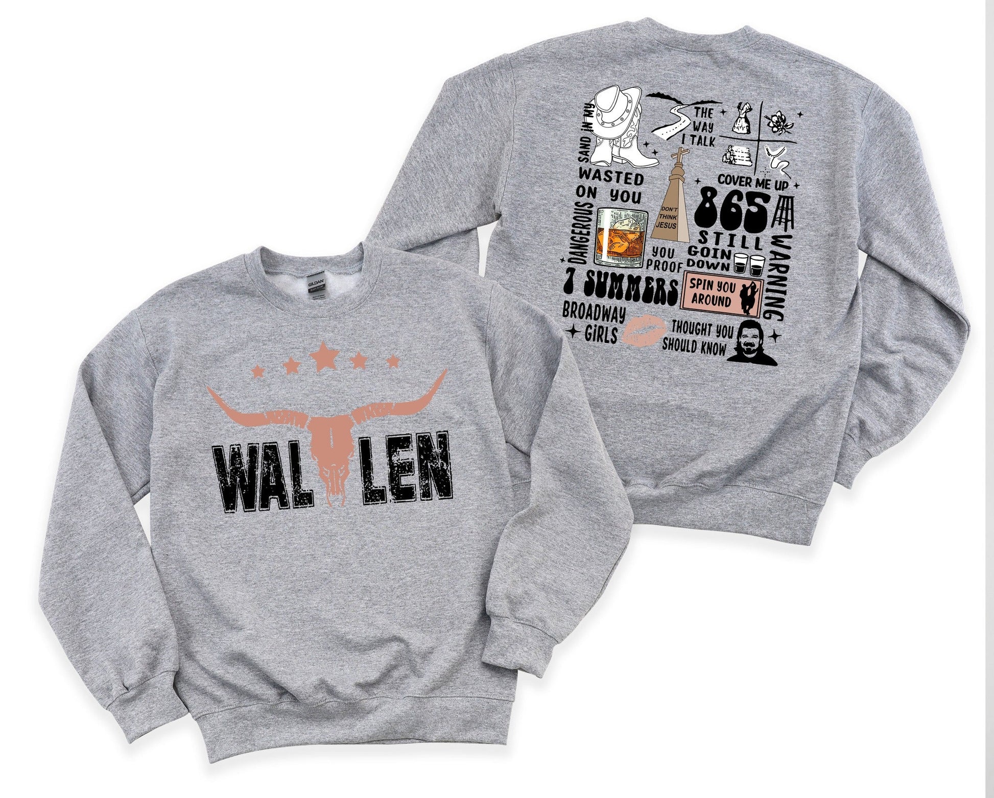Wholesale Broadway Graphic Tee - Grey Tee