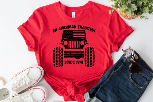 Wholesale An American Tradition Graphic Tee - Red